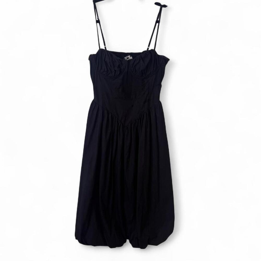 Future collective black midi dress - Picture 3 of 6